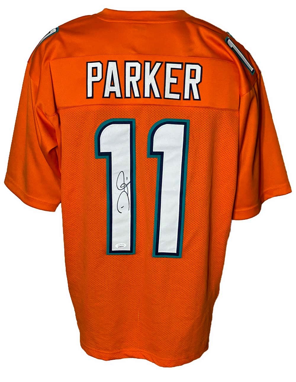 Miami Dolphins Devante Parker Autographed Pro Style Orange Jersey