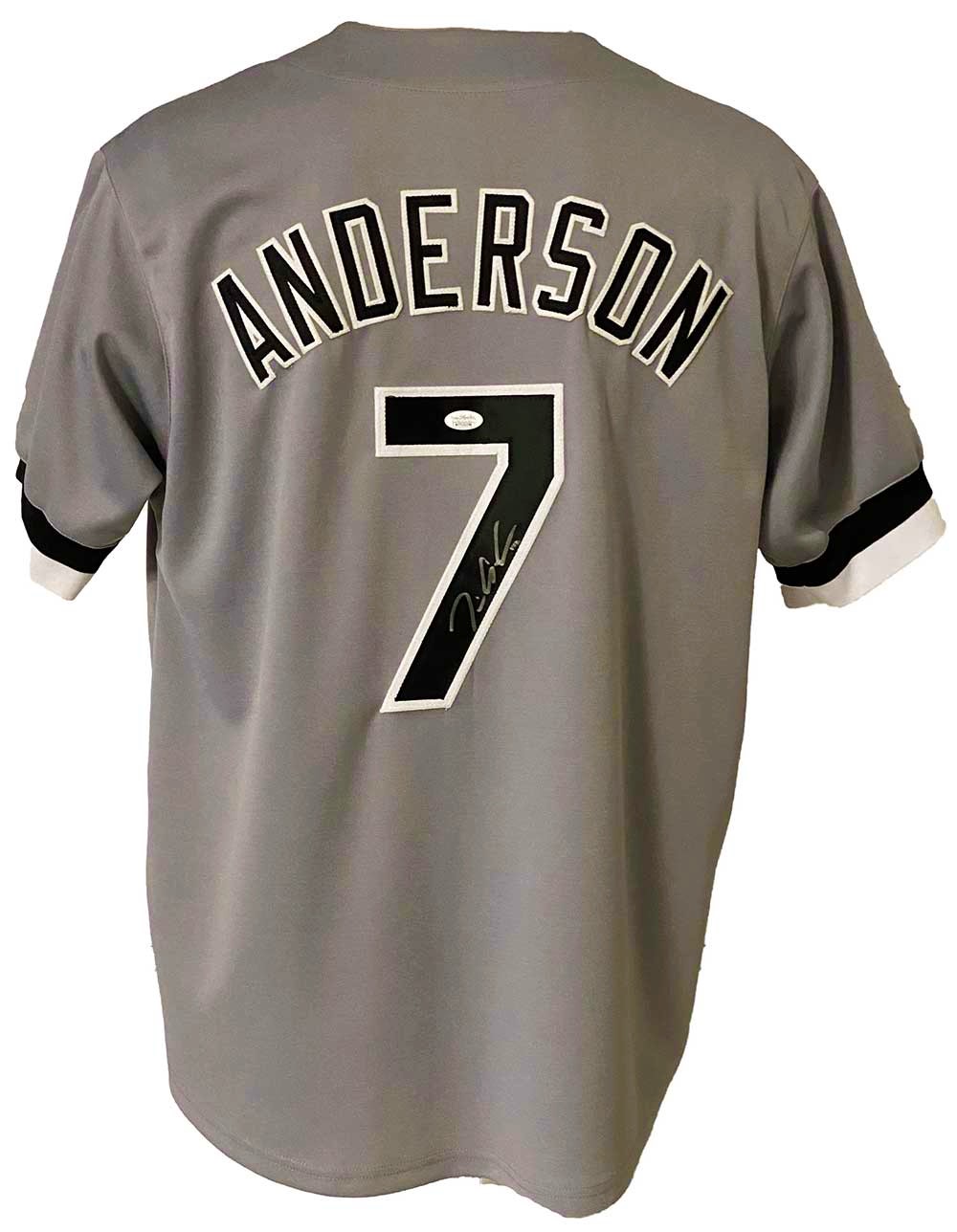 Chicago White Sox Tim Anderson Autographed Pro Style Grey Jersey