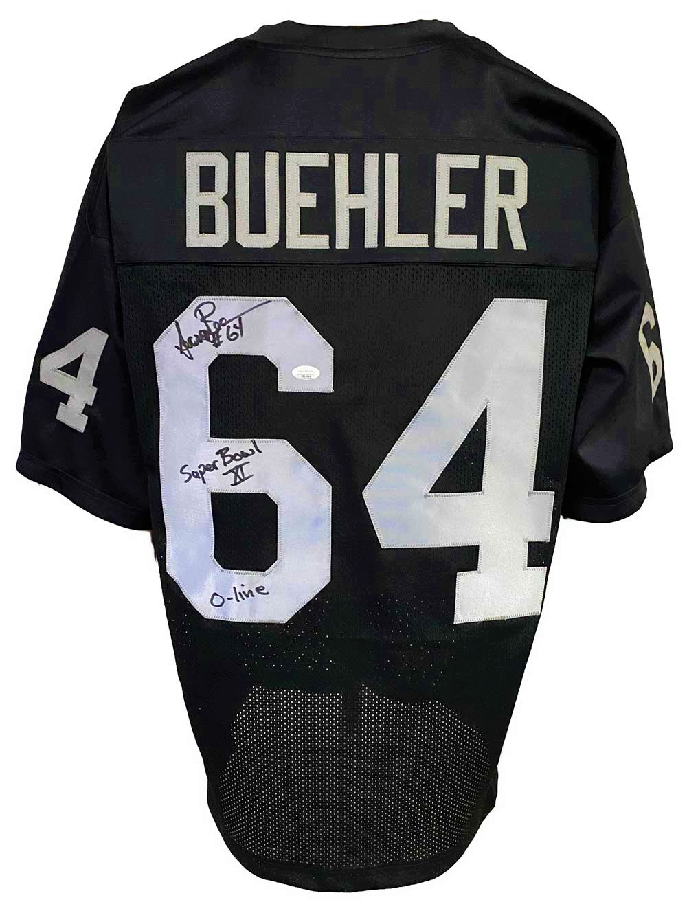 Oakland Raiders George Buehler Autographed Pro Style Jersey JSA  Authenticated