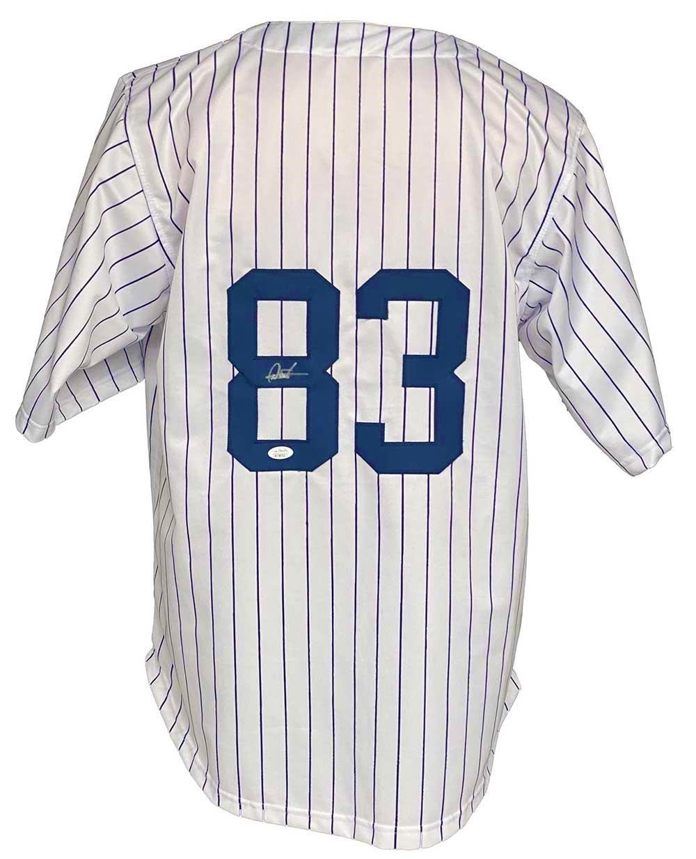 New York Yankees Deivi Garcia Autographed Pro Style Pinstripe