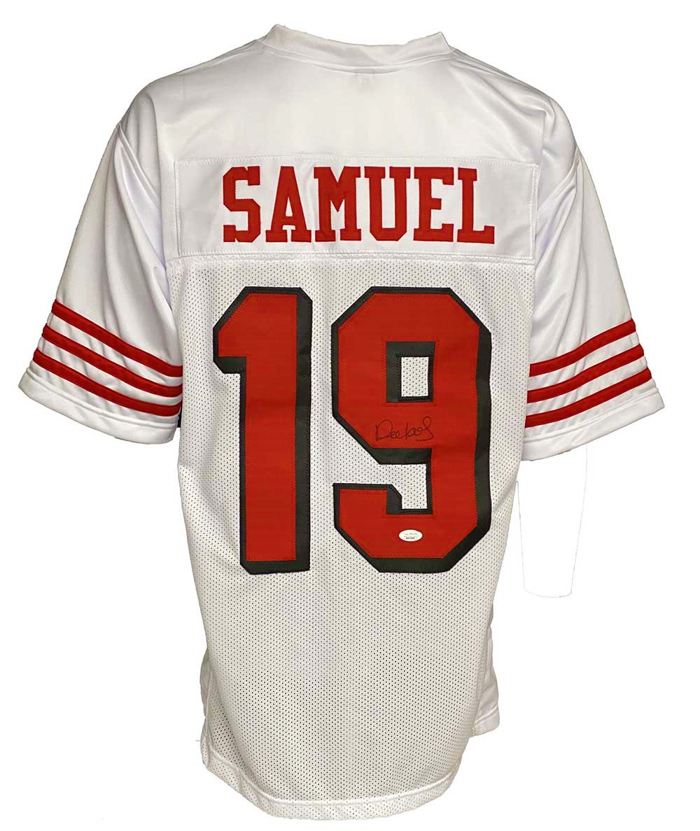 Deebo Samuel Signed San Francisco 49ers 35x43 Framed Jersey (JSA