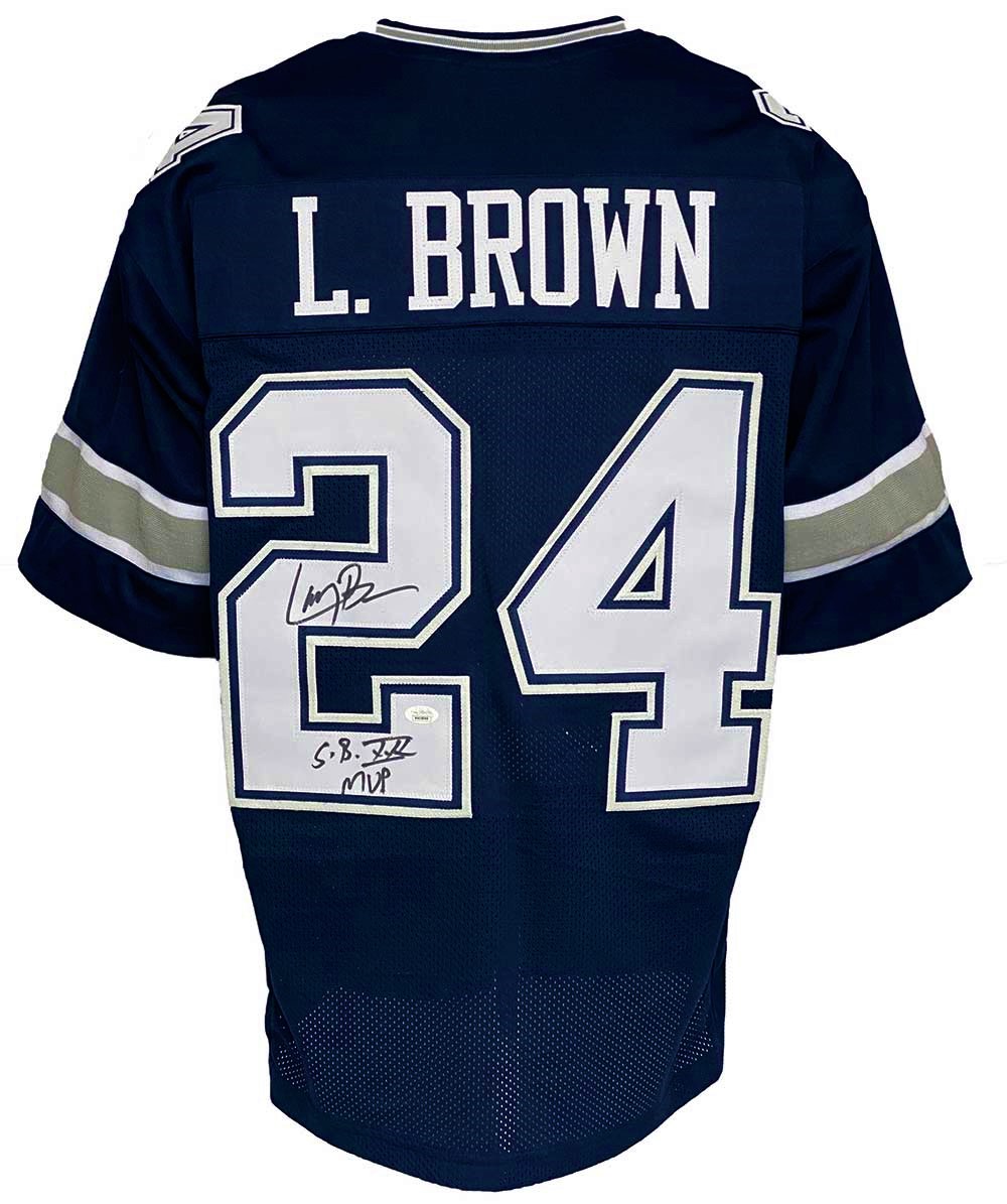 Larry Brown Signed Maroon Custom Football Jersey w/72 NFL MVP - Schwartz  Authentic!