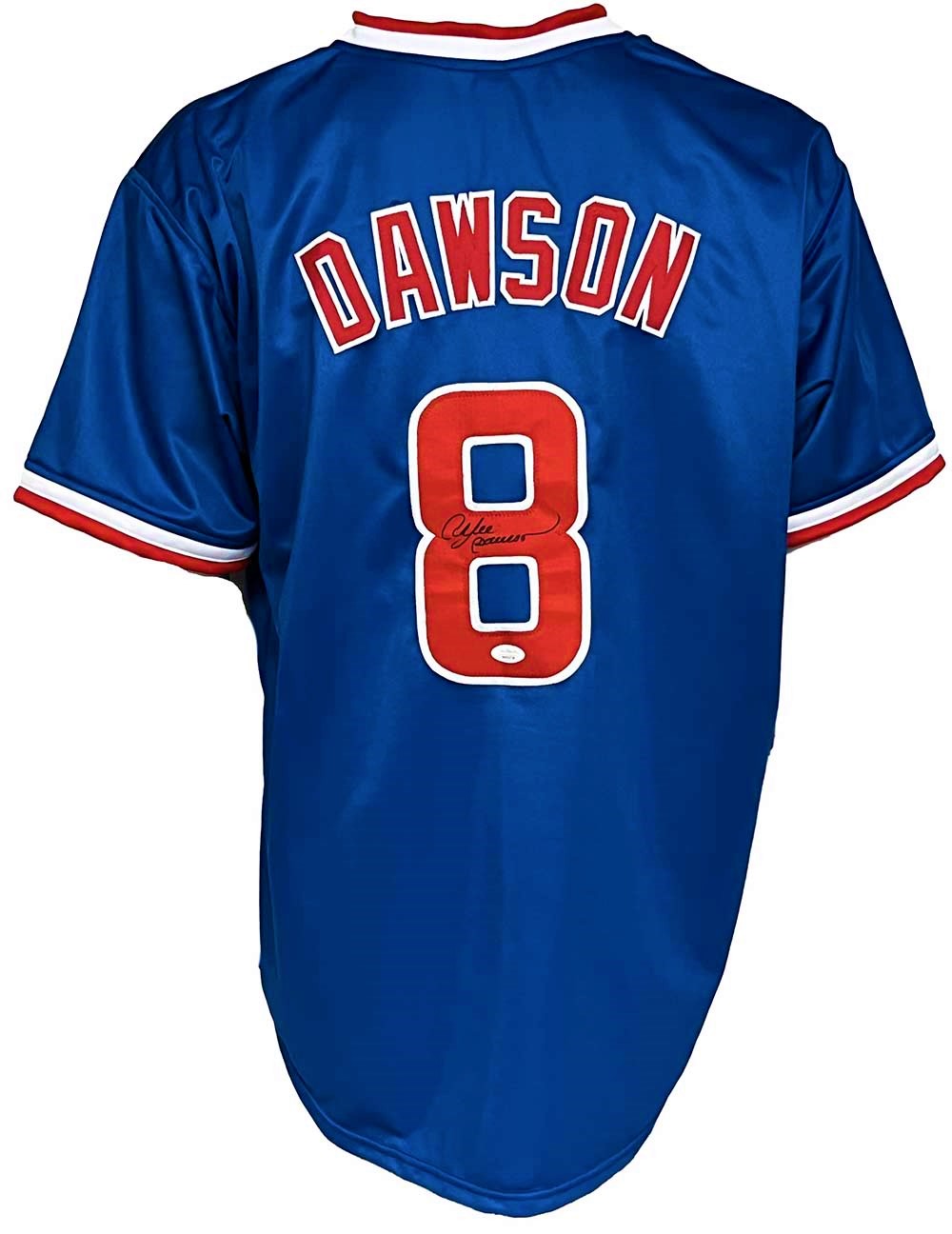 Chicago Cubs Andre Dawson Autographed Pro Style Blue Jersey JSA  Authenticated - Tennzone Sports Memorabilia