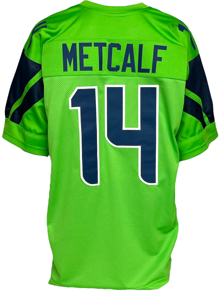 Seattle Seahawks D.K. Metcalf Pro Style Custom Green Jersey