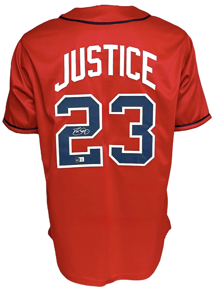 Dave Justice Atlanta Braves MLB Baseball Jersey Collectible