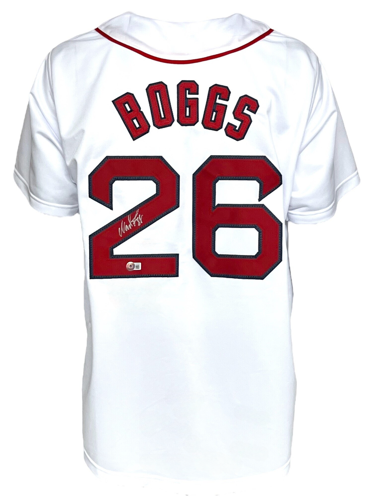 Wade Boggs Signed New York Grey Baseball Jersey (JSA)