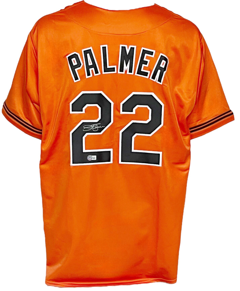 Baltimore Orioles Jim Palmer Autographed Pro Style Orange Jersey BAS  Authenticated