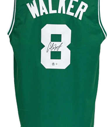 Boston Celtics Antoine Walker Autographed Pro Style Green Jersey BAS Authenticated