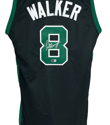 Boston Celtics Antoine Walker Autographed Pro Style Black Jersey BAS Authenticated